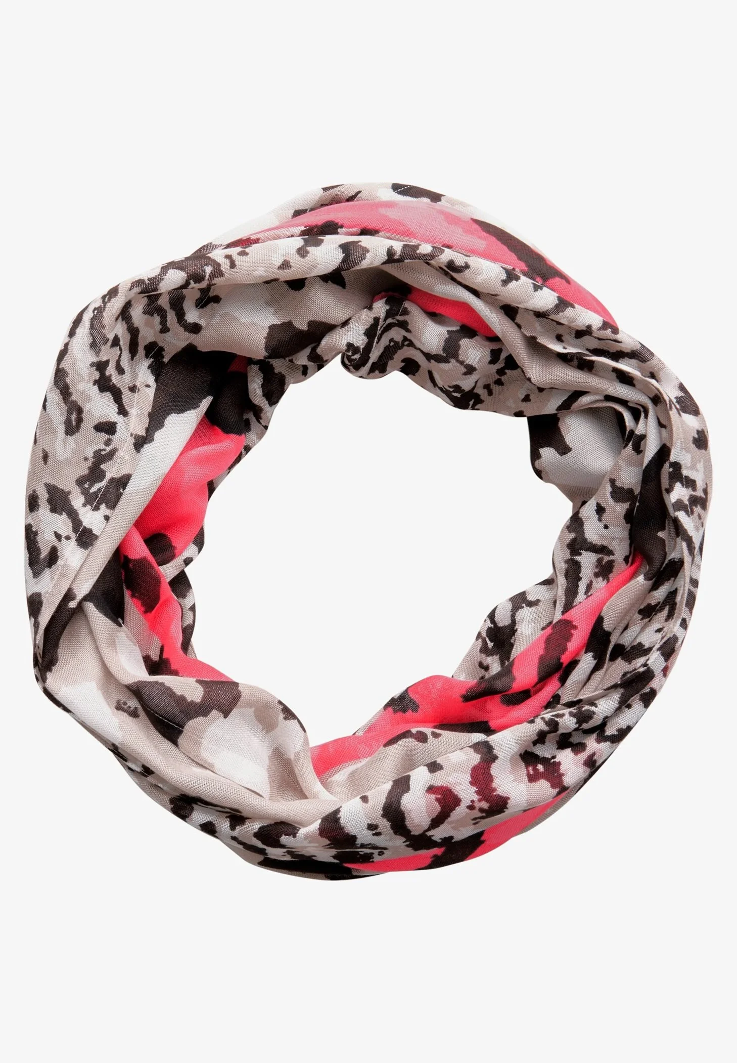Lightweight patterned scarf - faded rose — Style Secret's